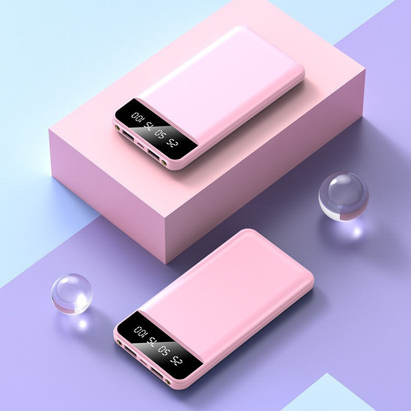 Vielseitige Powerbank mit Schnellem Ladeanschluss und Digitaler Anzeige Brehn