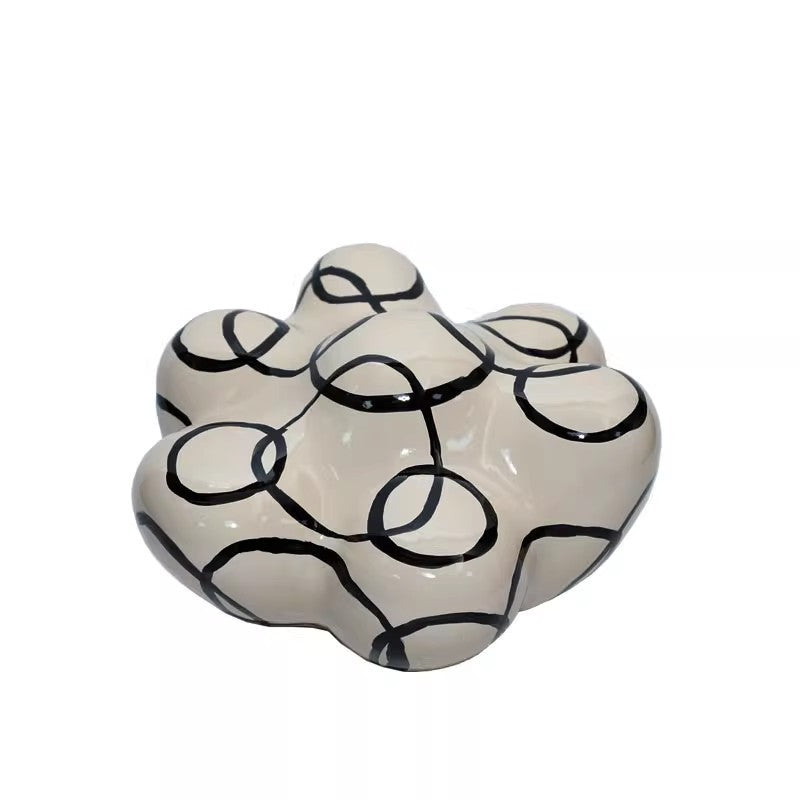 Abstrakte dekorative Spiral-Skulptur