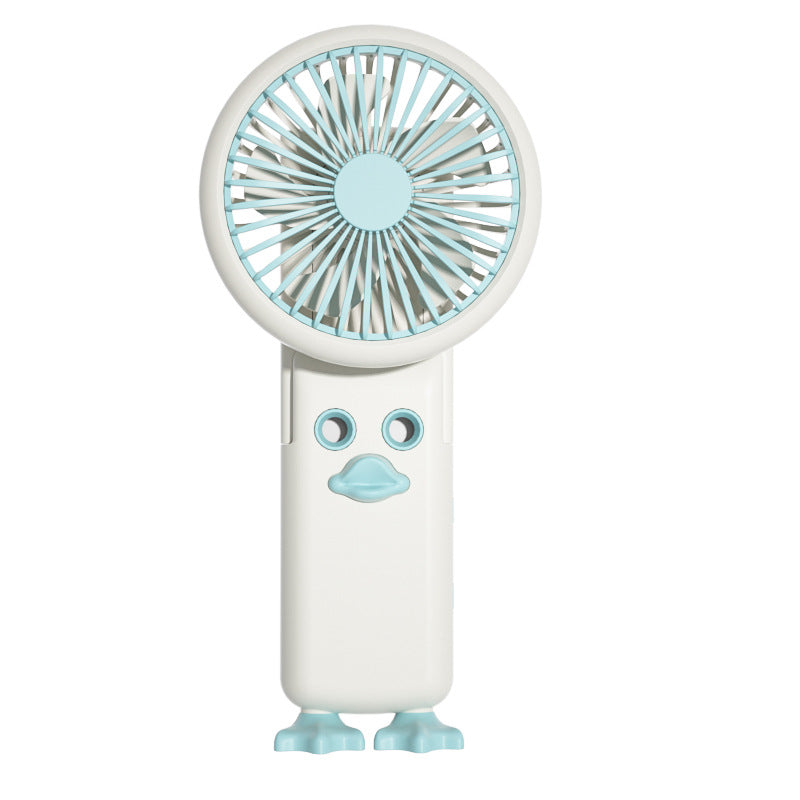 Süßer Cartoon-Ente-förmiger Handventilator Brehn