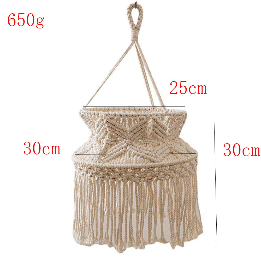 Macramé Hängelampe Schirm Brehn