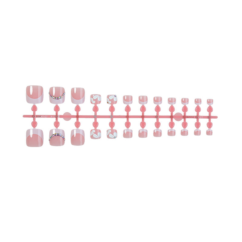 Dekorative Blumen Press-On Nagelkunst Set Brehn 1788495841