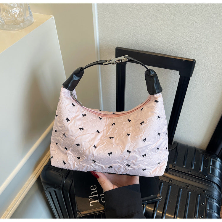 Gestepptes florales Schulterhandtasche Brehn