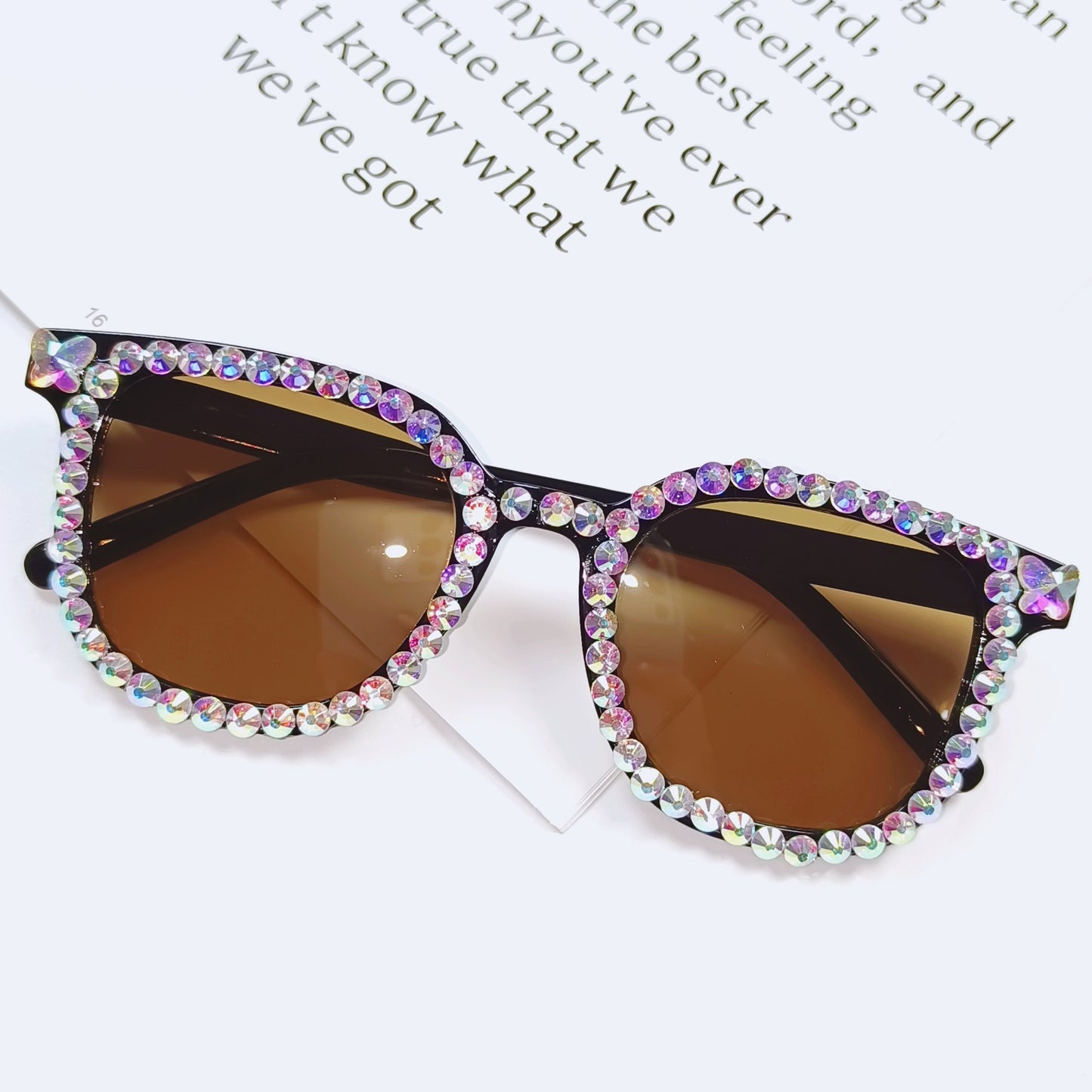 Modische mit Strass verzierte Sonnenbrille Brehn