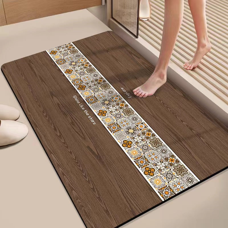 Dekorative Memory Foam Badematte Brehn