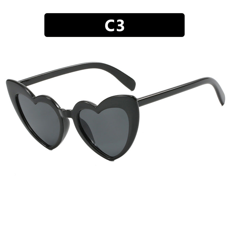 Damen Herzförmige Sonnenbrille mit polarisierenden Gläsern und hochwertigem Kunststoffrahmen Brehn