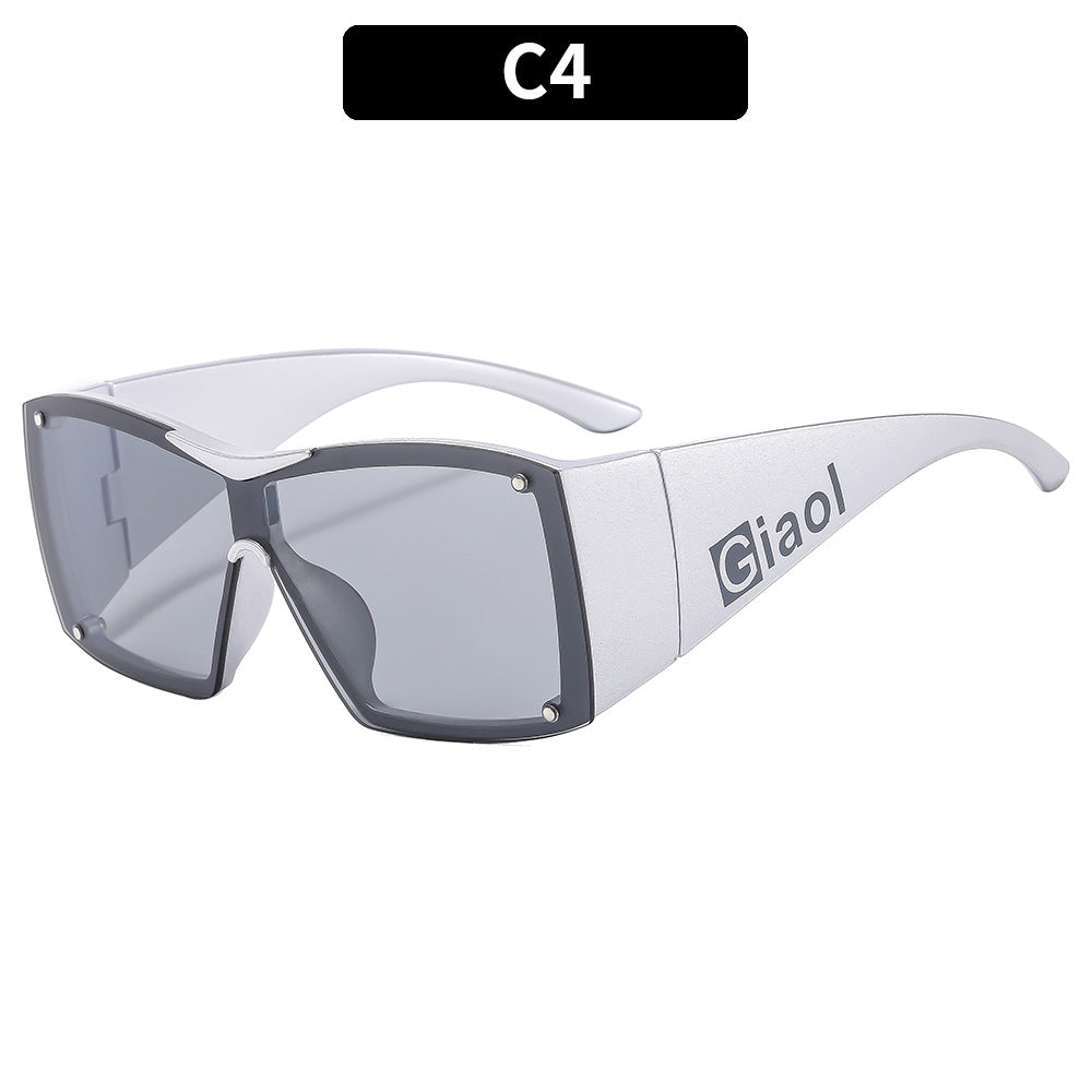 Bold Übergroße Schild Sonnenbrille
