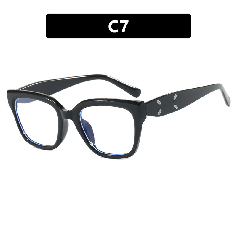 Damen modische quadratische Sonnenbrille mit UV-Schutz und elegantem Kunststoffrahmen Brehn