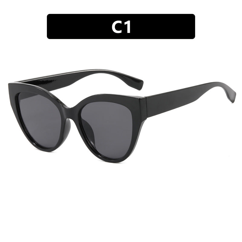 Damen Cat-Eye Sonnenbrille mit extravagantem Rahmen und UV-Schutz Brehn