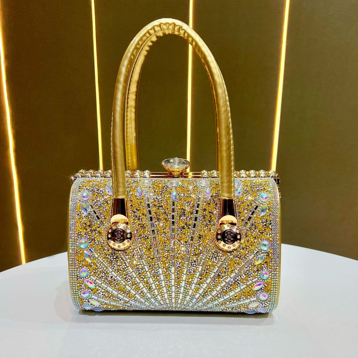 Luxe Kristall-beschichtete Abendhandtasche
