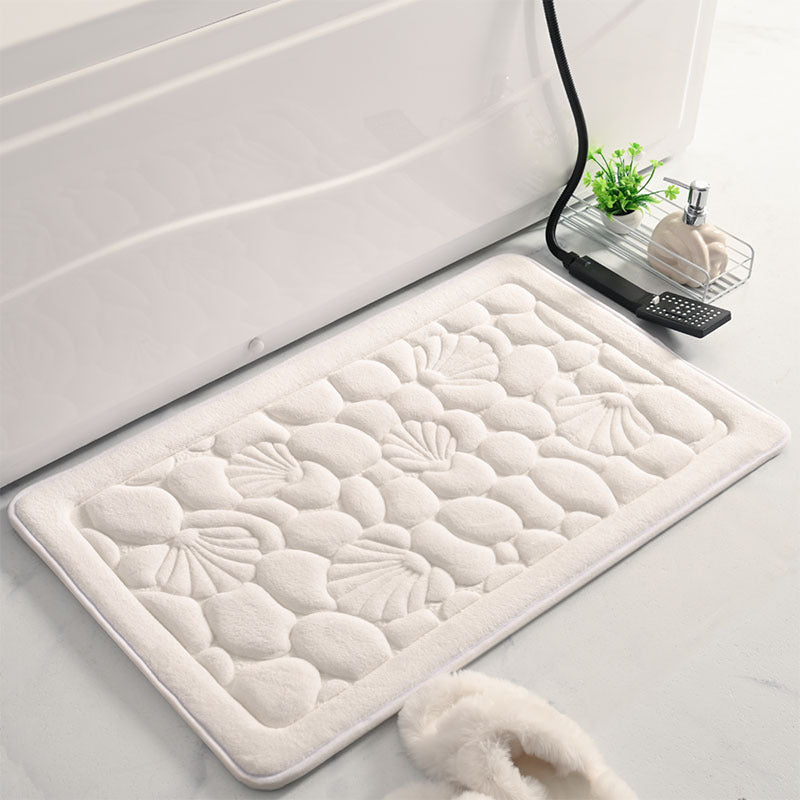 Textured Muschel Badematte