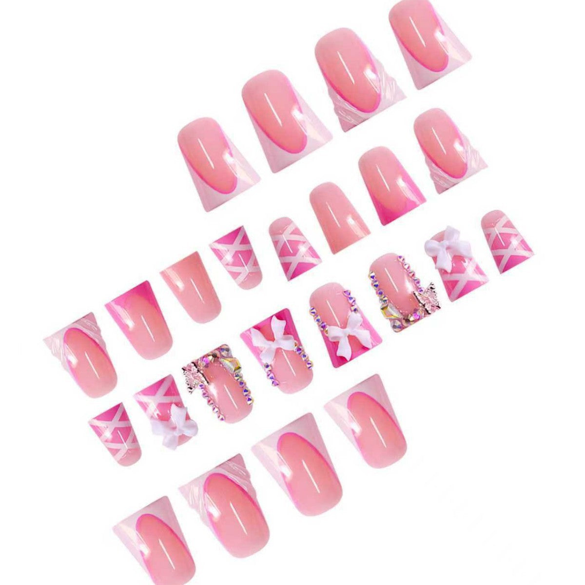 3D Floral Press-On Nail Extensions Brehn
