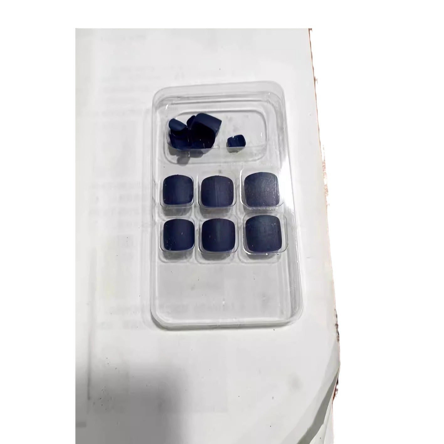 Glatte matte Press-On-Nagel-Set Brehn