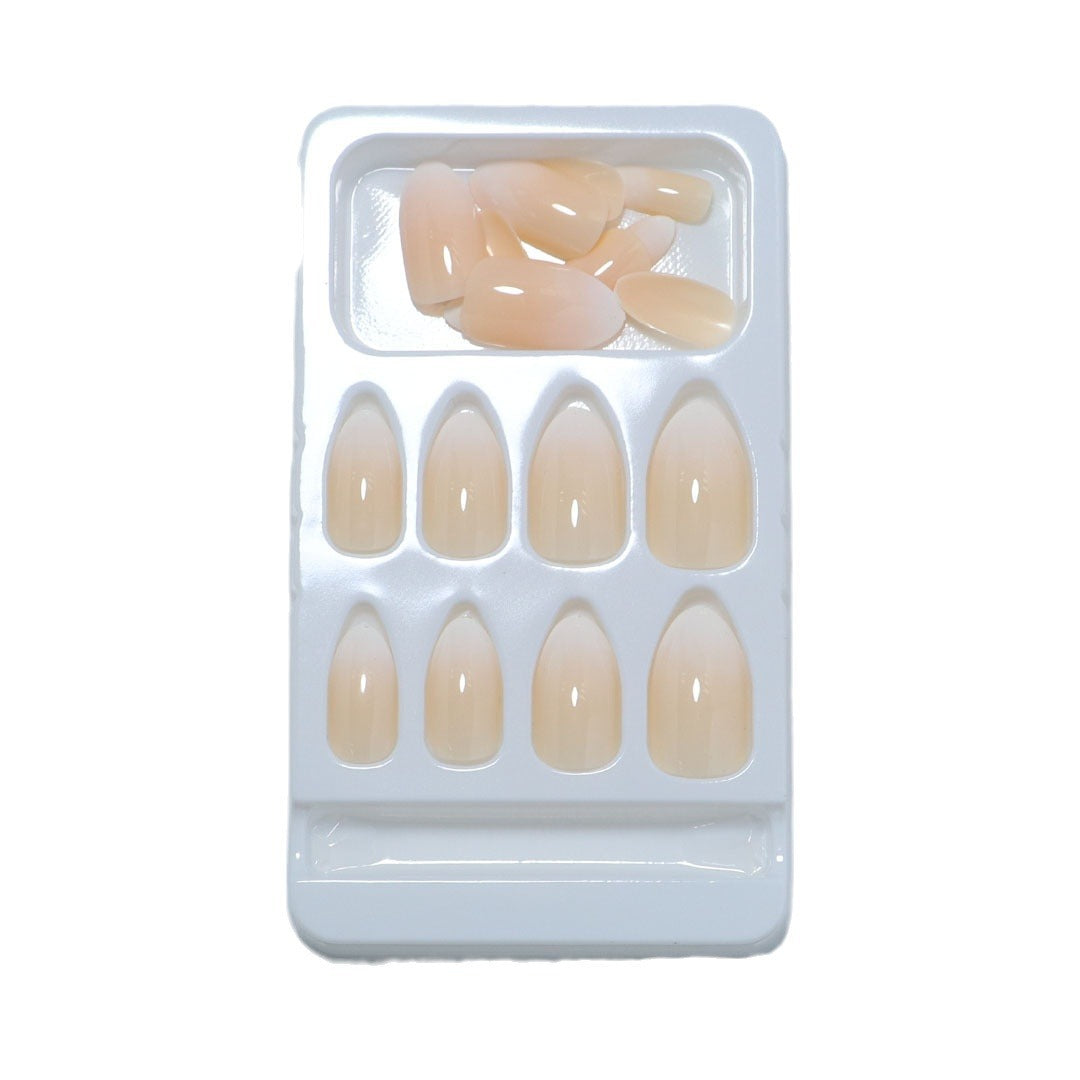 Elegante mandelförmige Press-On-Nagelset Brehn