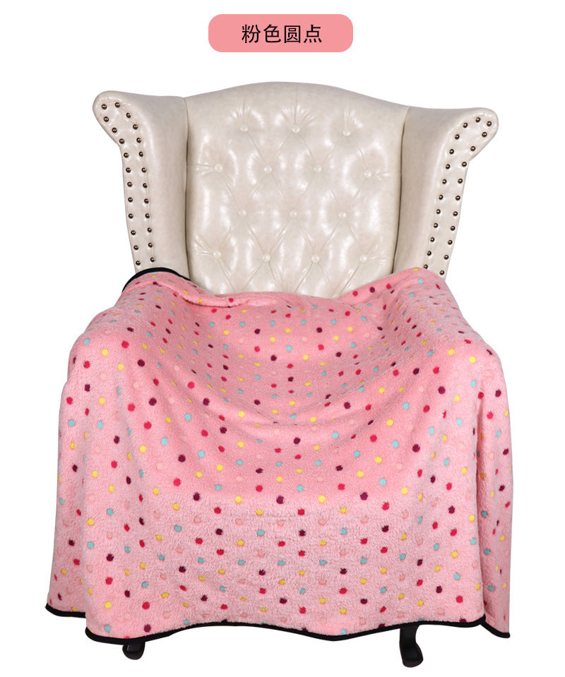 Damen Gemütliche Polka Punkt Decke Brehn