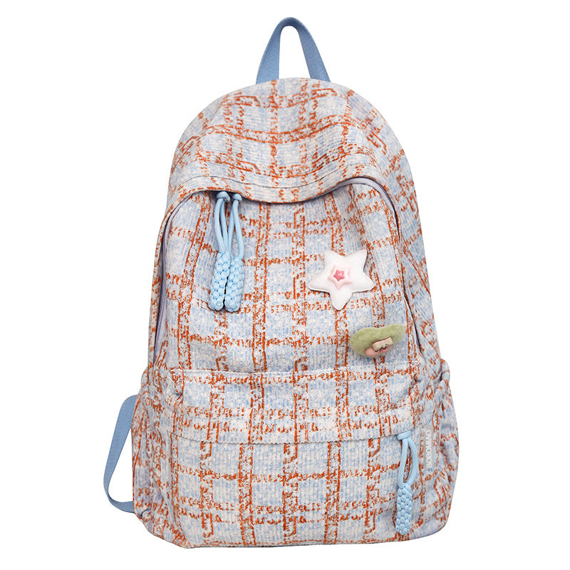 Dekorativer mit Blumen verzierten Rucksack