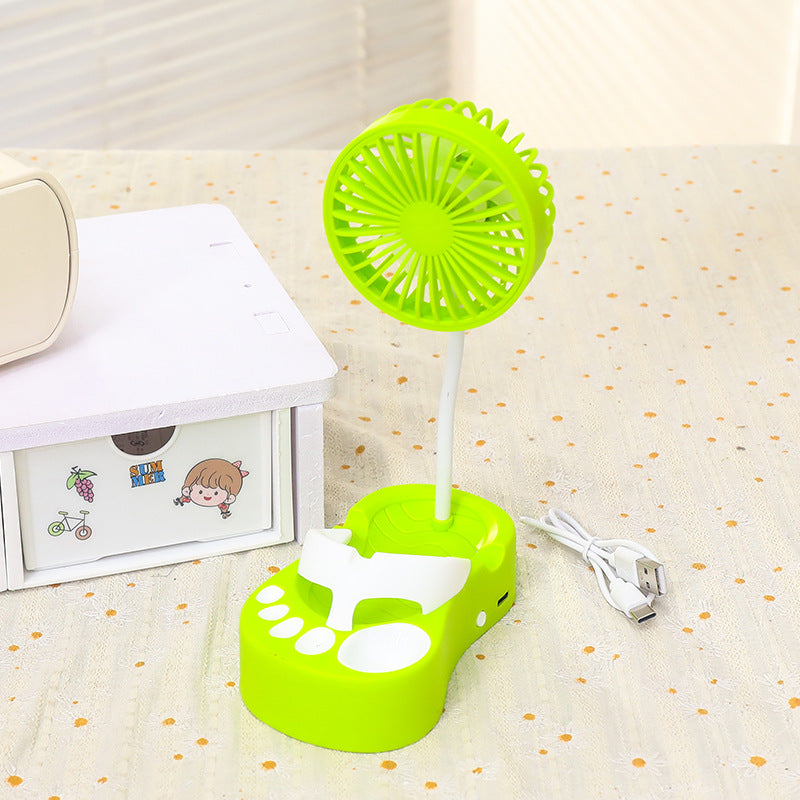 Unisex Tragbarer USB Tischventilator mit flexiblem Arm und mehreren Geschwindigkeitsstufen Brehn