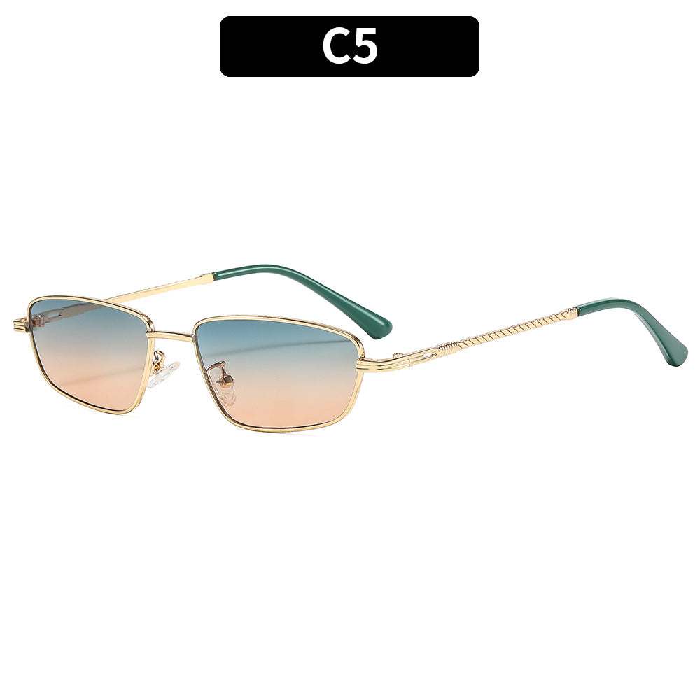 Geometrische Statement-Sonnenbrille