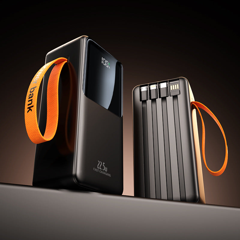 leistungsstarke tragbare Powerbank mit integriertem Display Brehn