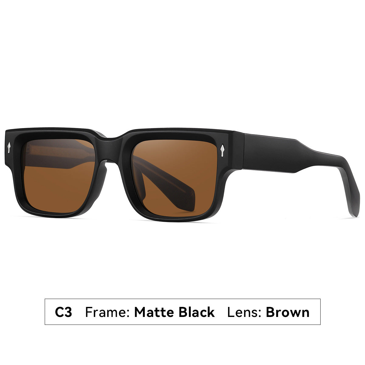 Damen Sonnenbrille im modernen, kantigen Design Brehn