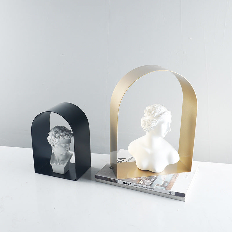 Künstlerische Büstenfigur