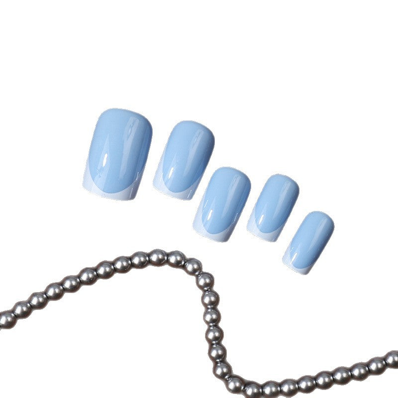 Premium French Tip Press-On Nail Set Brehn