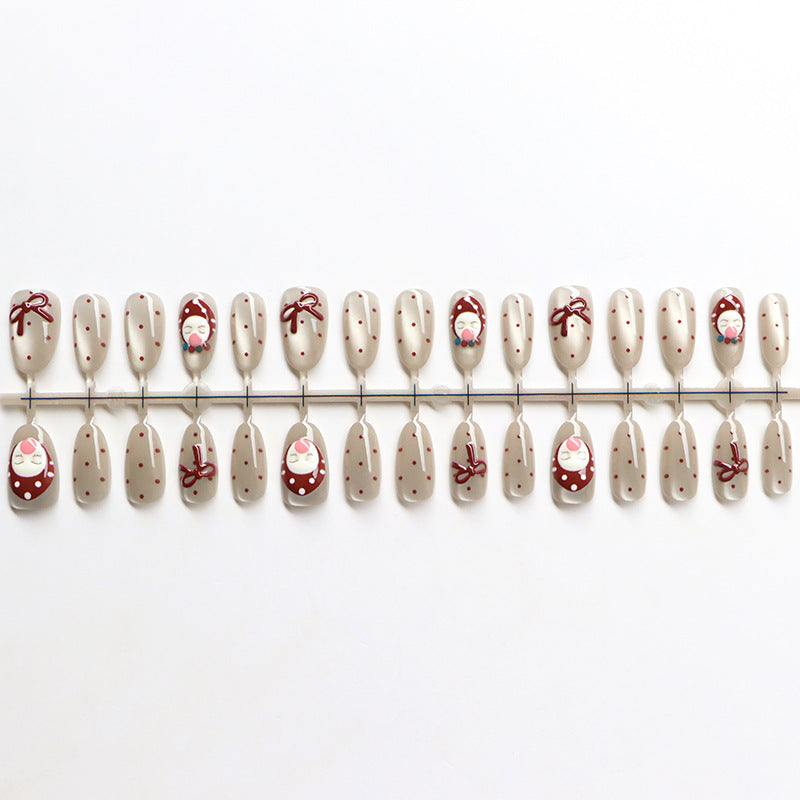 Festliches Thema Press-On Nagelschmuck Brehn