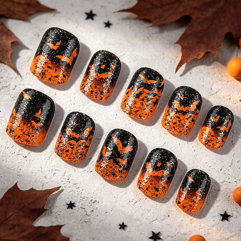Halloween-Themen Künstlerische Press-On Nägel Brehn