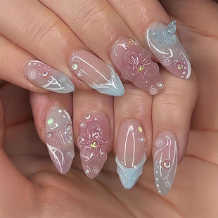 Elegante Gel-Nagelkunstverlängerungen Brehn