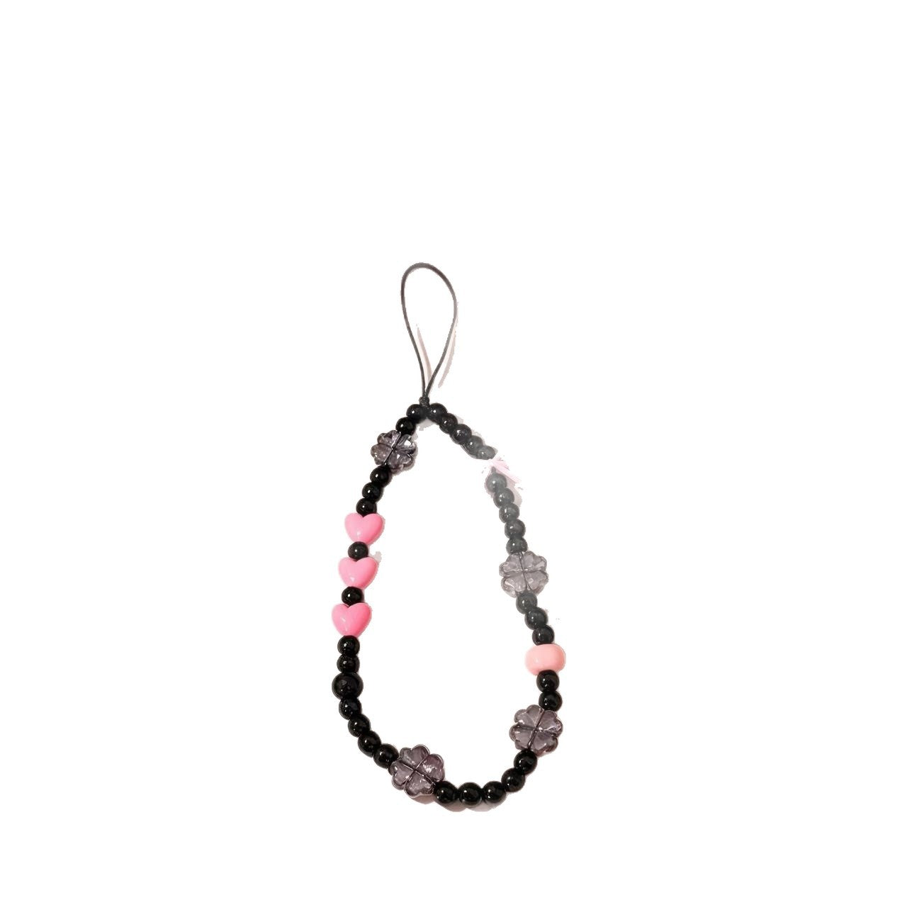 Verspielt Herz und Blumen Perlen Handy Charm Brehn