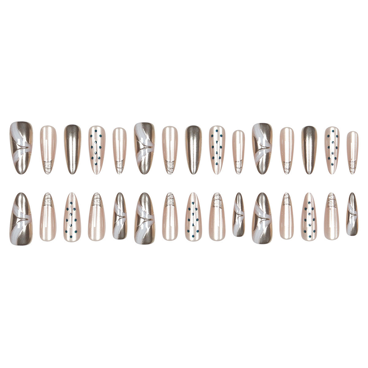 Glamouröse Stiletto-Nagelerweiterungen Brehn