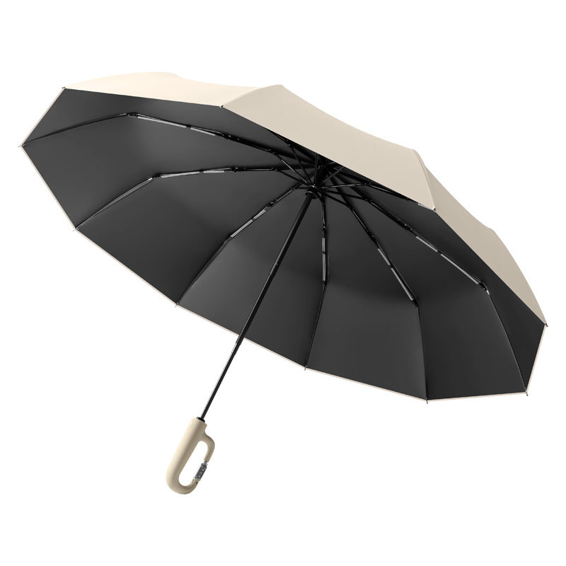 Damen Automatischer Falt-Regenschirm mit robustem Design und Windresistenz Brehn