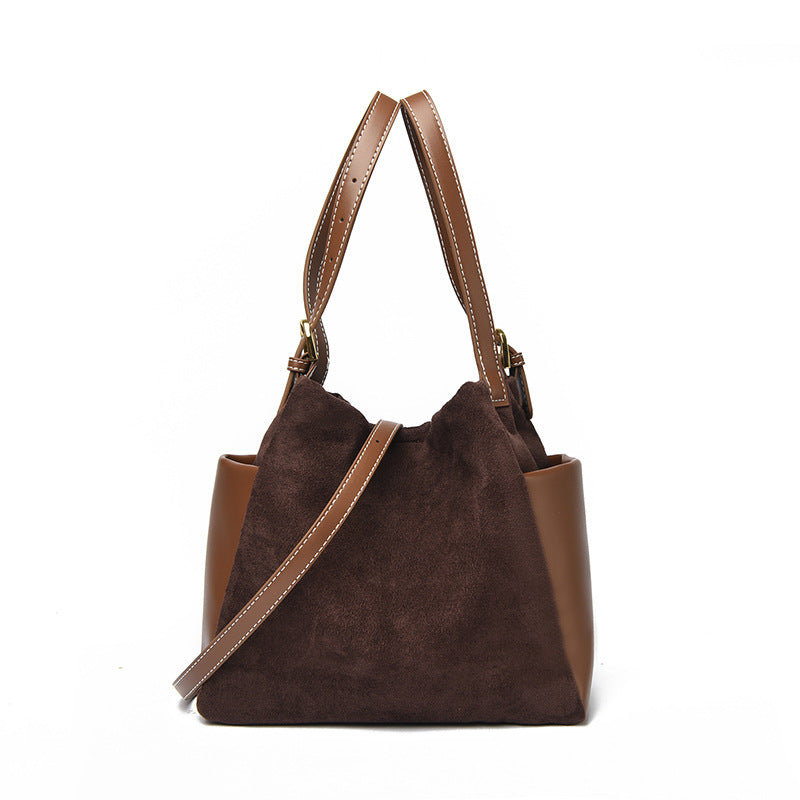 Suede Bucket Handtasche Brehn