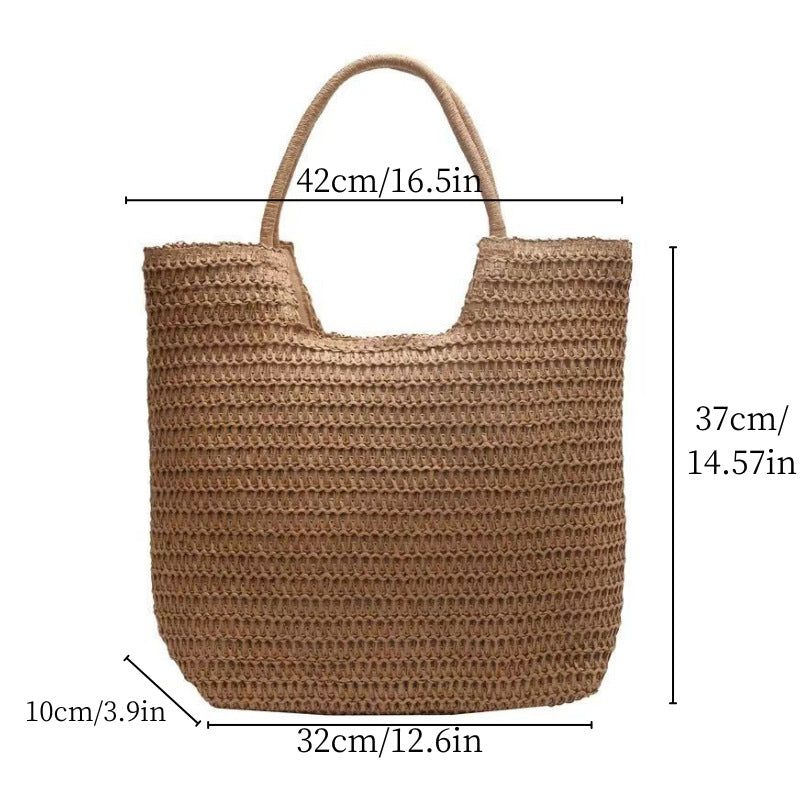 Handtasche Aus Natürlichem Weidenmaterial mit Modernen Akzenten Brehn