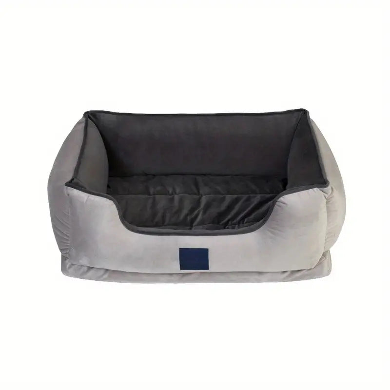 Erhöhtes Plüsch-Hundebett