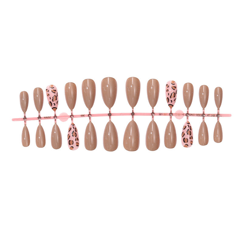 Dekorativer Ombre Stiletto Press-On Nagelset Brehn