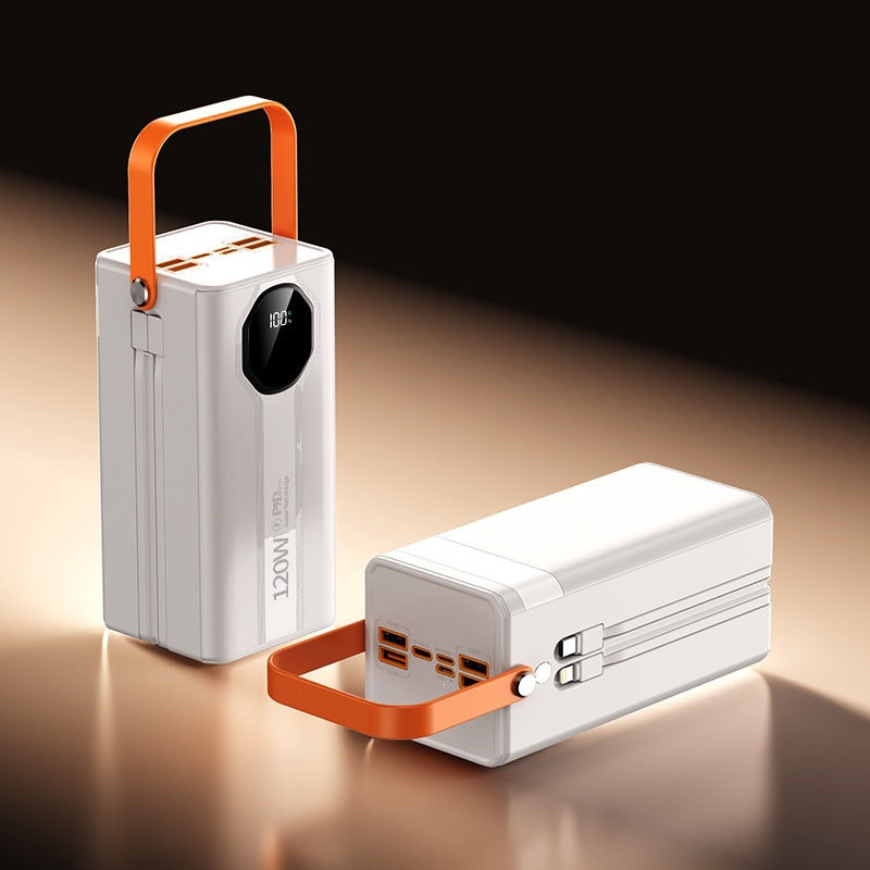 Tragbare Powerstation mit integrierter LED-Anzeige und Tragegriff Brehn