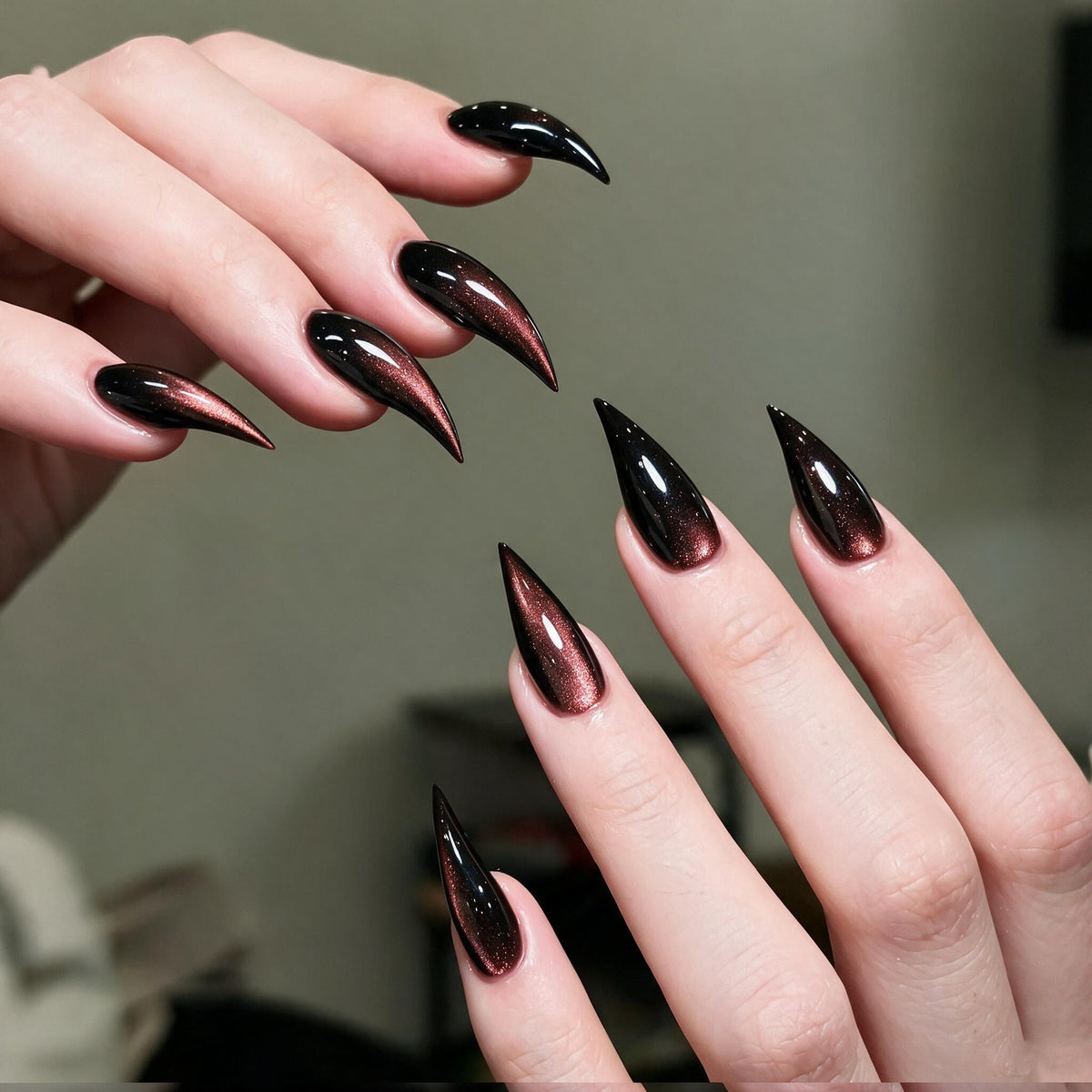 Stiletto Gel Press-On Nagelset