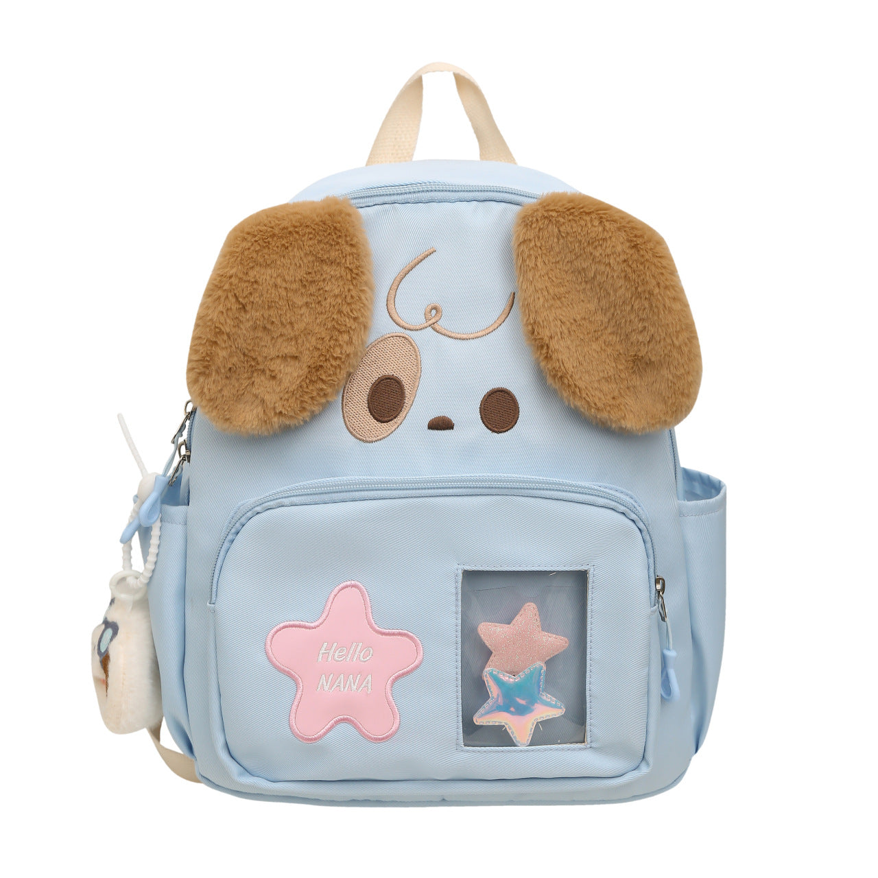 Kawaii Plüsch-Rucksack mit Hundedesign Brehn