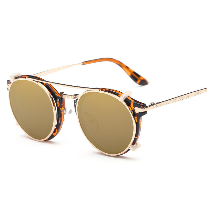Damen designorientierte Sonnenbrille mit hochwertigem Metallrahmen Brehn