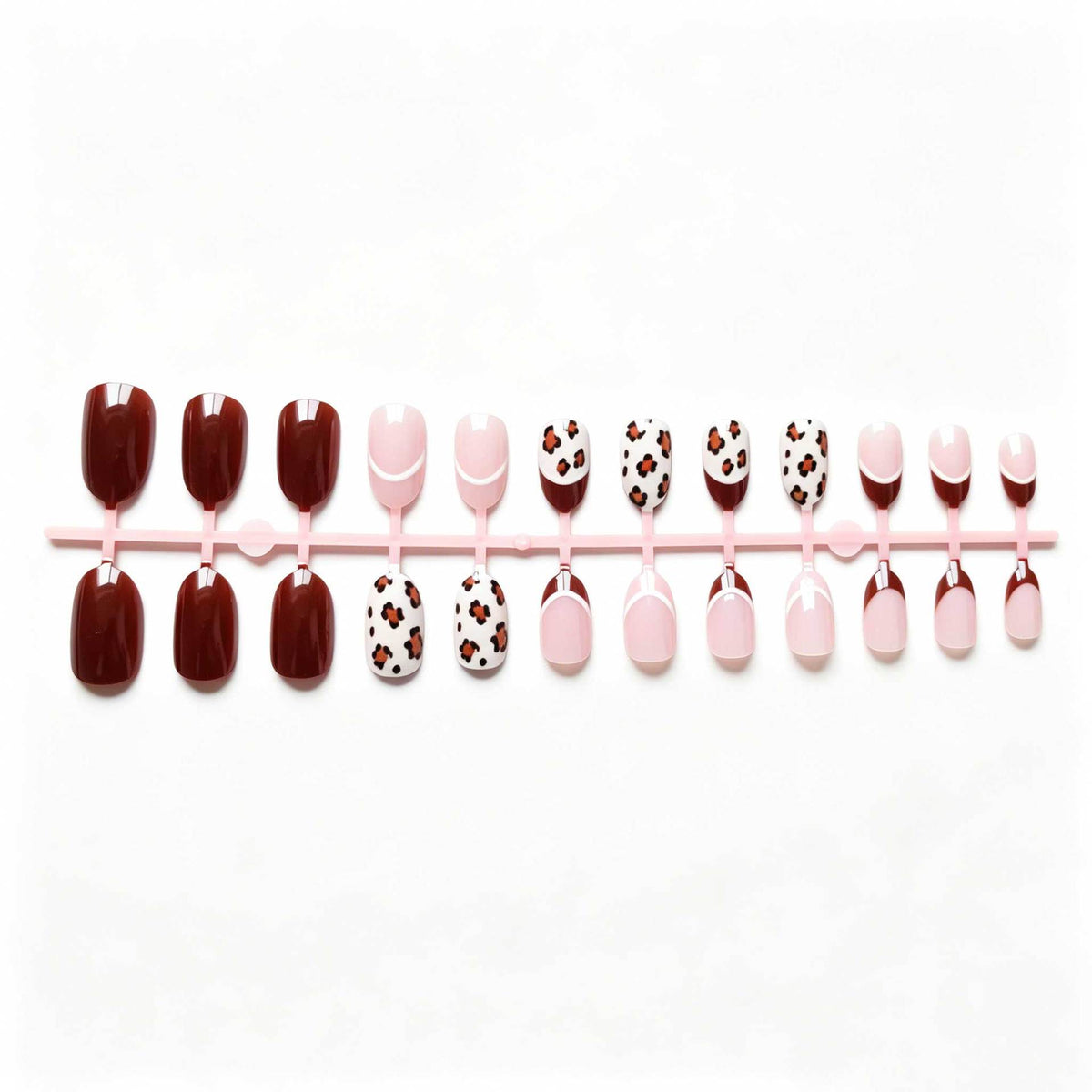 Wildtierdruck-Nagelkunst-Set