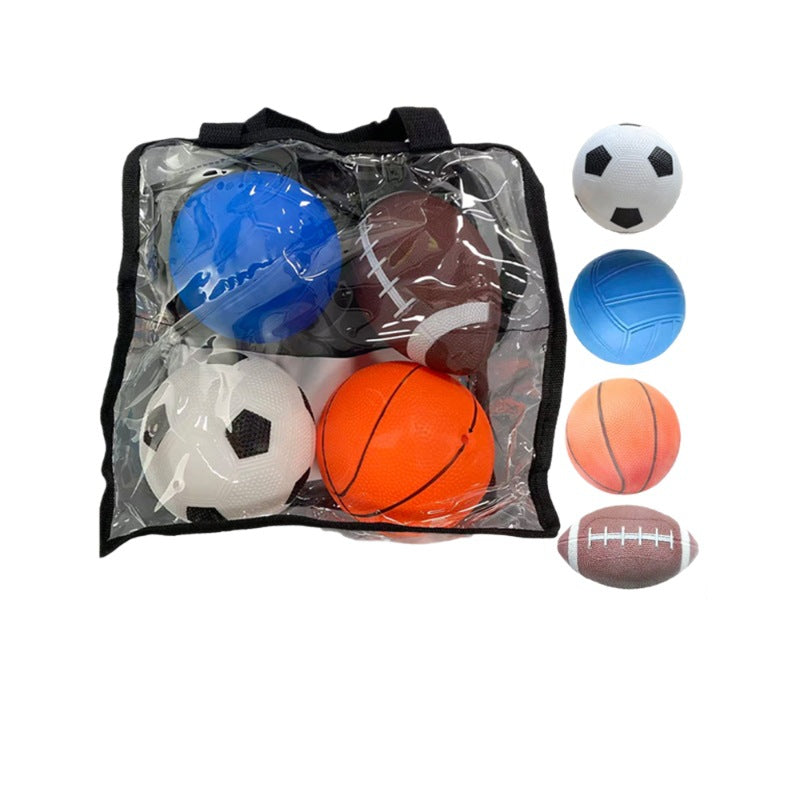 Unisex Sportballset in praktischem Transportbeutel Brehn