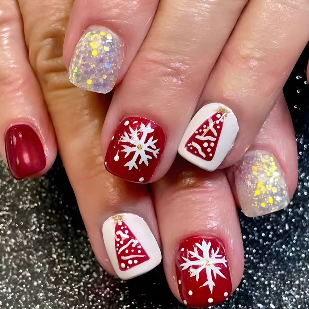 Festliches Winter-Thema Nagelkunst Set Brehn