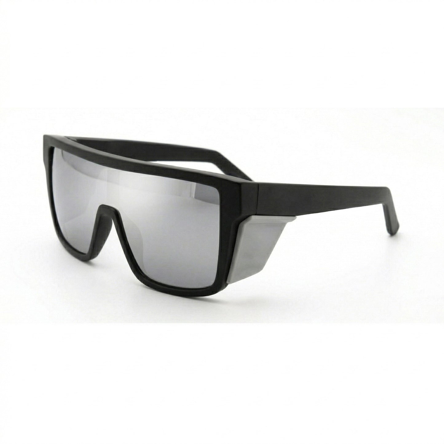 Damen Sportsonnenbrille im modernen Design mit breitem Rahmen und polarisierenden Gläsern Brehn
