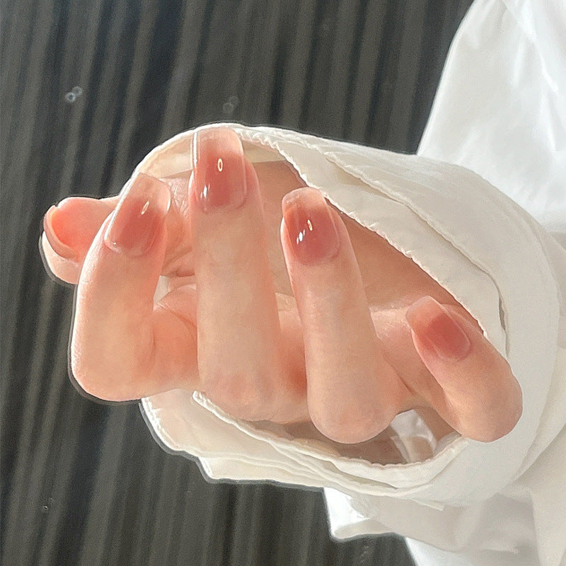 Premium natürliche Press-On Nagelset Brehn