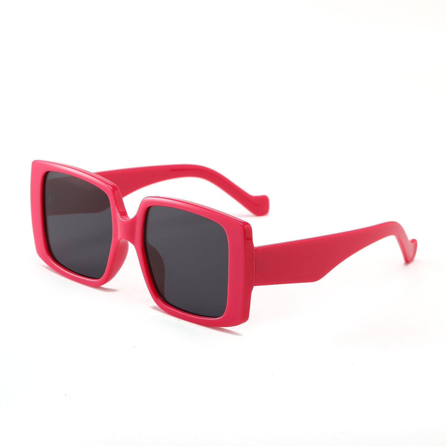 Damen moderne quadratische Sonnenbrille mit verspiegelten Gläsern Brehn
