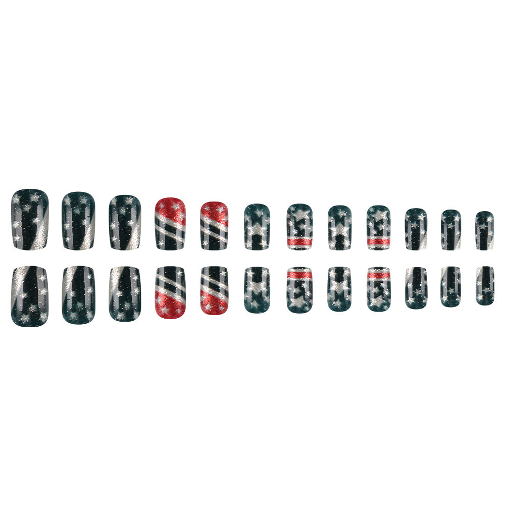Künstlerisches Glamouröses Nagelset Brehn
