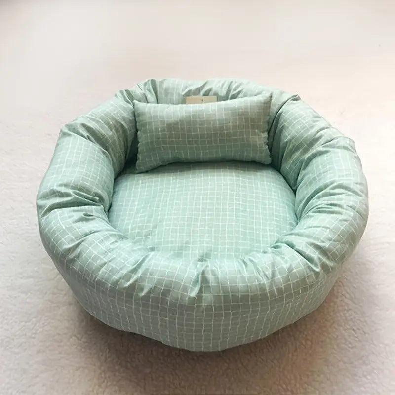 Bequemer runder Hundebett