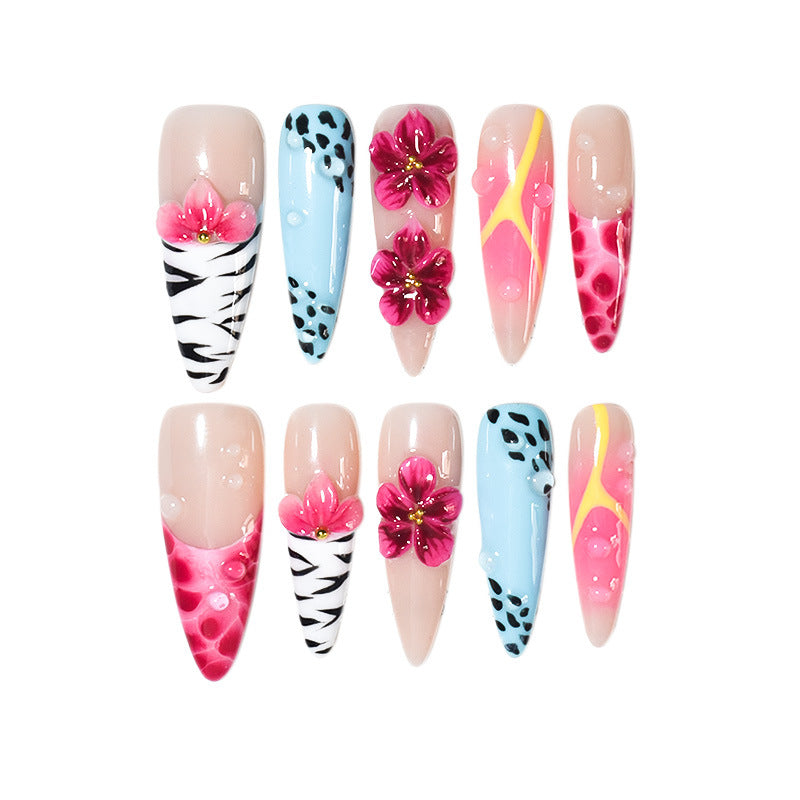 Künstlerisches Floral Nail Art Set Brehn