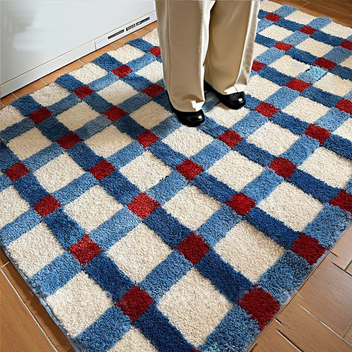 Weiches Plüsch Geometrisches Teppich