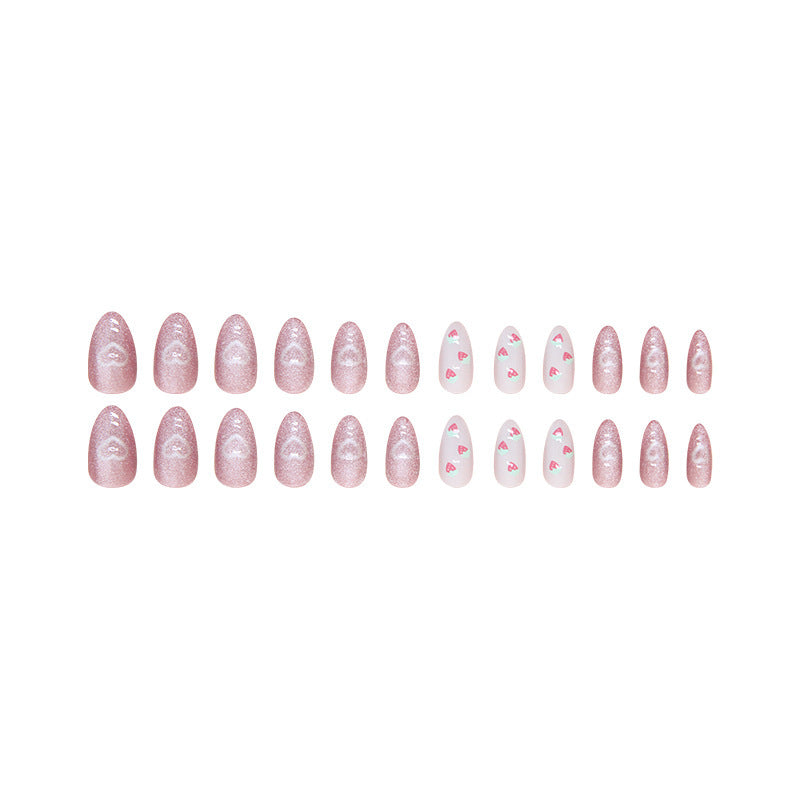 Erdbeer Floral Nagelkunst Set Brehn